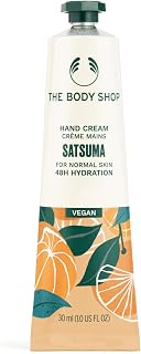 The Body Shop Satsuma Hand Cream 30ml, Zesty Citrus Hand Cream for Dry Hands with Satsuma Oil and Community Fair Trade Shea Butter, Non-Greasy 48-Hour Hydration, 96% Natural Origin
