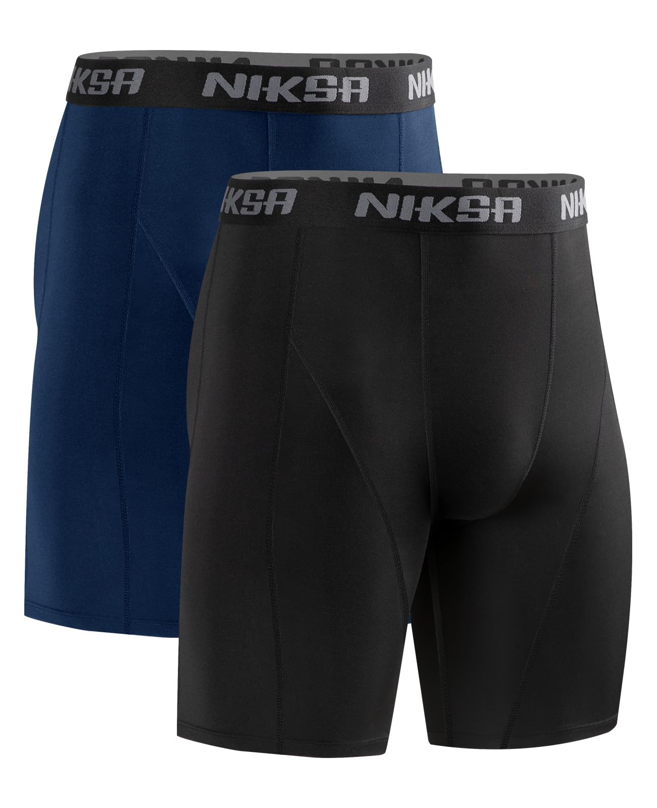 Niksa Men's Compression Shorts, Quick-Drying Base Layer Tights, Sports Underpant