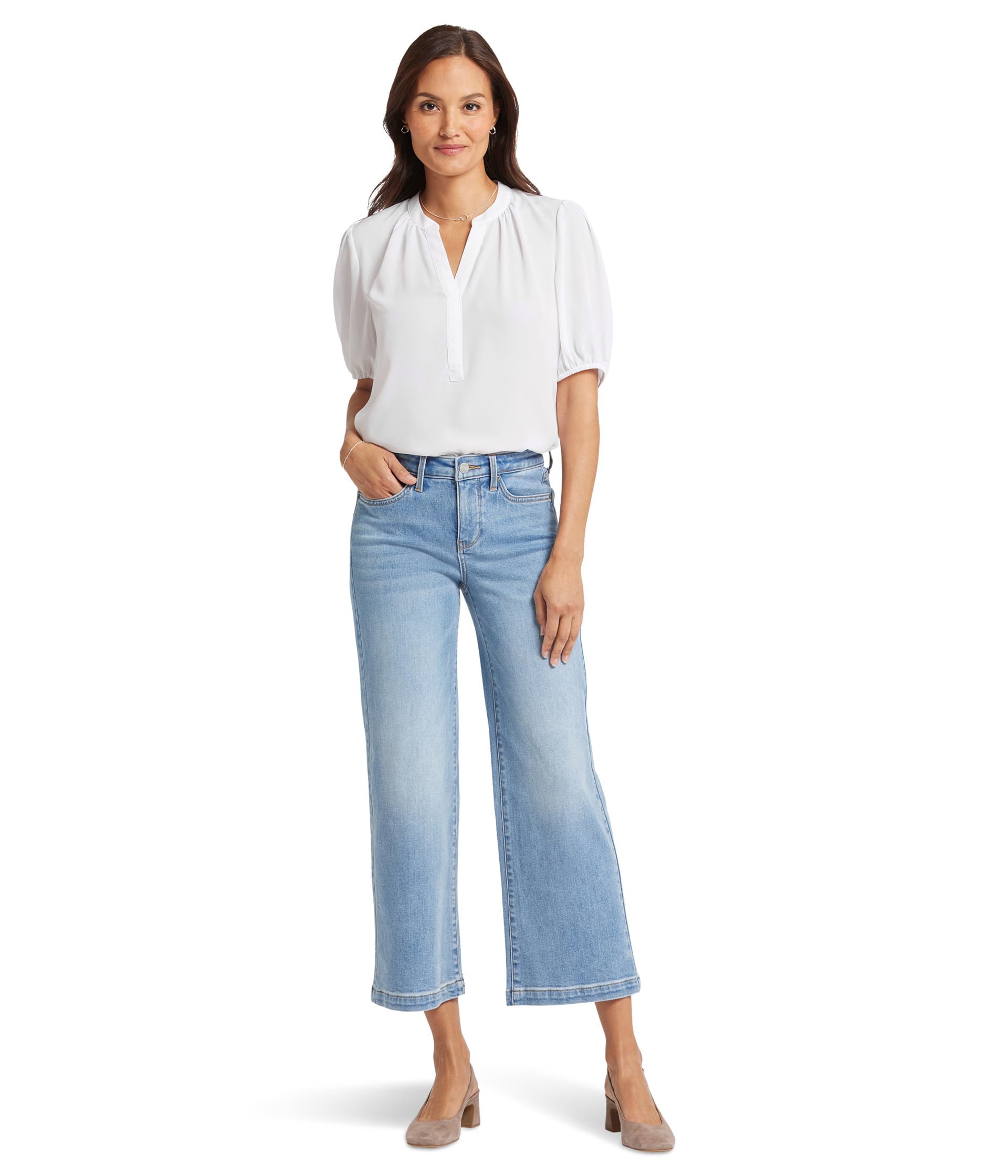 NYDJ Women's Teresa Wide Leg Ankle