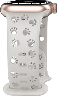 Compatible with Apple Watch Bands 38mm 40mm 42mm 44mm, Soft Silicone Replacement Bands for Apple Watch Series 5 4 3 2 1