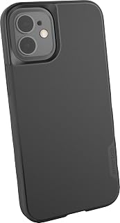Smartish iPhone 12 Mini MagSafe Case, Gripmunk, Slim Grip Case, Black