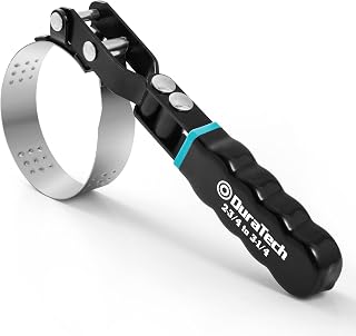 DURATECH Small Swivel Oil Filter Wrench, Fits Filters 2-3/4" to 3-1/4" | Oil Filter Removal Tool,Perfect for Car Repair Tools