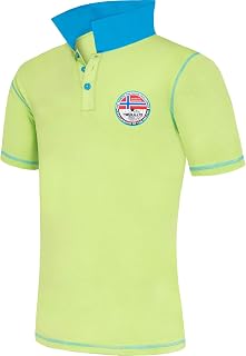 Nebulus Polo Entertain Men's Embroidered Polo Shirt Short Sleeve Shirt