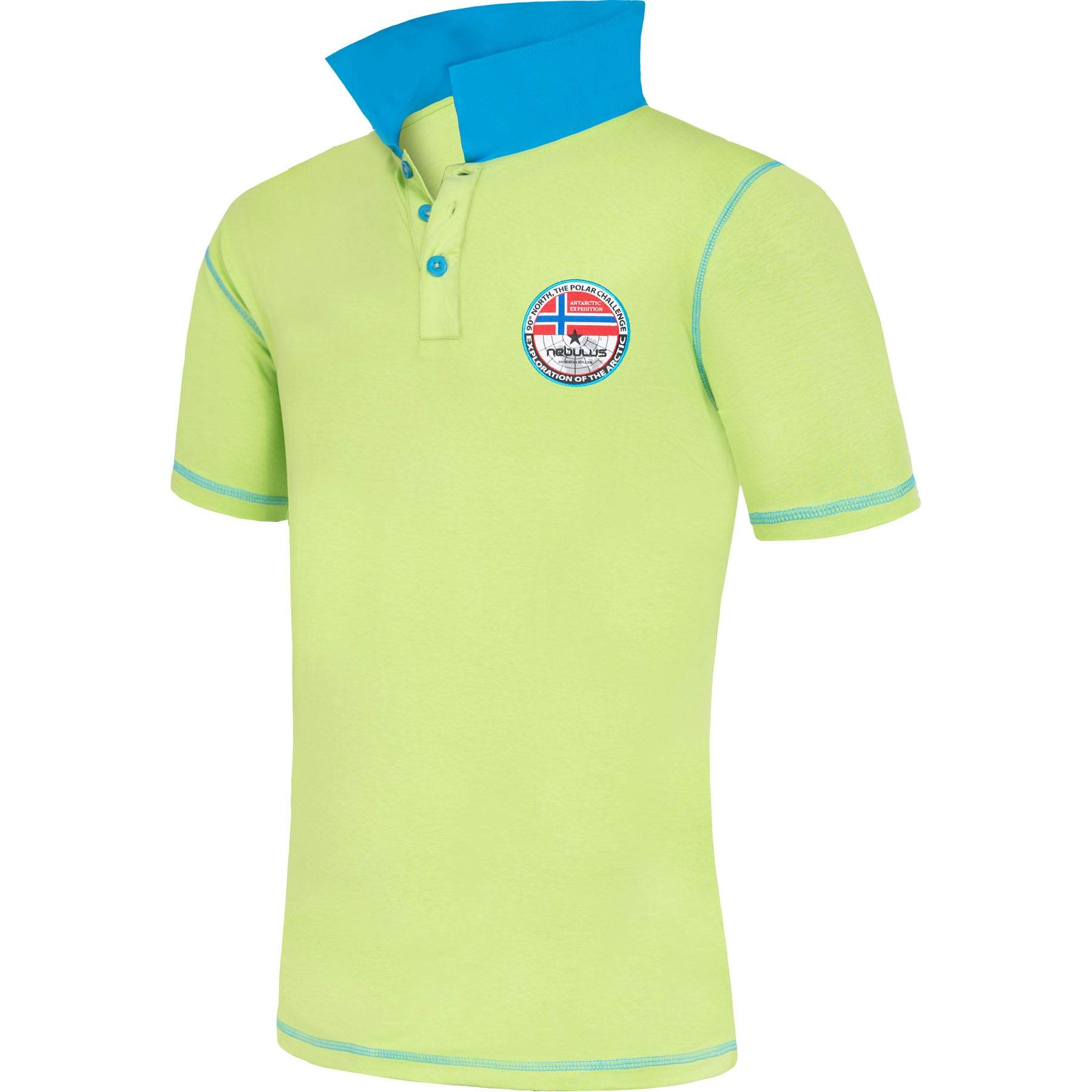 Nebulus Polo Entertain Men's Embroidered Polo Shirt Short Sleeve Shirt