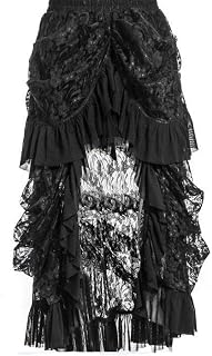 Zooma Sexy Women Gothic Vintage Skirt Lace Costume Steampunk Corset Dress
