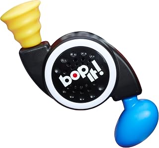 Hasbro Micro Series Electronic Game, Classic Bop It! Gameplay in a Compact Size, Fun Party Game for Kids Ages 8+, 1+ Players (English & French)
