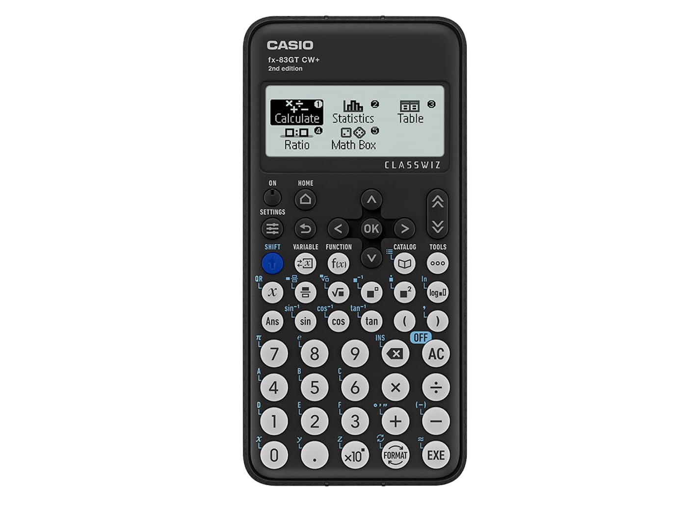 Casio fx-83GTCW+ Scientific Calculator Black (UK Version) - Upgrade from previou