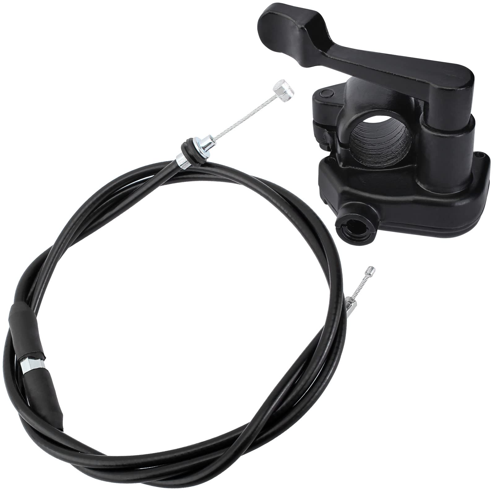 SOAJEE Thumb Throttle Cable Accelerator Control Assembly for 49cc 50cc 70cc 90cc