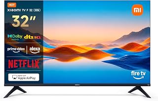 XIAOMI TV 32 Inch (81 cm), HD Smart TV, Fire OS14, L32MB-FAVEU | Alexa Voice Control, Dolby Audio, DTS Virtual:X, DTS-HD, Compatible with Apple AirPlay