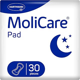 MoliCare Pad Night Unisex Incontinence Pads, 30 Pads