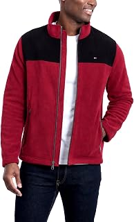 Tommy Hilfiger Adaptive Men's Classic Zip Front Fleece Jacket - Fleece Jacket with Front Zip