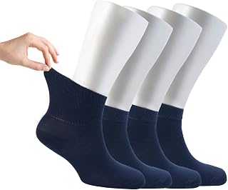 Cosyfeel® Women Loose Diabetic Socks, 4-Pack, Multicolour Options