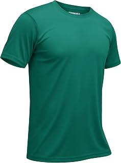 TACVASEN Mens Athletic Short Sleeve T-shirts Quick Dry Fit Workout Sun Protection Swim Shirts Running Rash Guard UPF50+