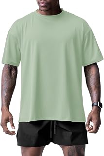 Muscle Killer 1/2pack Men's Gym Workout Dry Fit Short Sleeve Athletic Fitness Crew Neck Casual Loose Fit T-Shirt