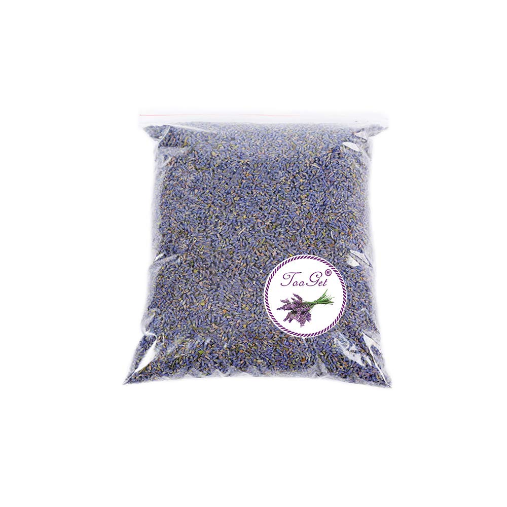 TooGet Fragrant Lavender Buds Dried Flowers Wholesale, Ultra Blue Grade - 225g