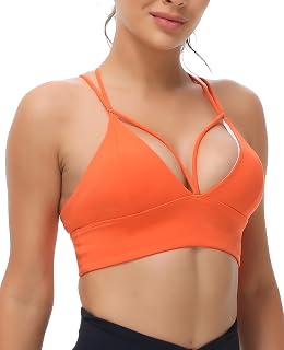 MotoRun Bralettes for Women, Strappy Sports Bra Push up Bralette Sexy Bras Rave Top