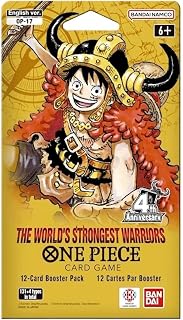 The World's Strongest Warriors - 1 Sleeved Booster Pack OP-17 One Piece (12 Cards) English