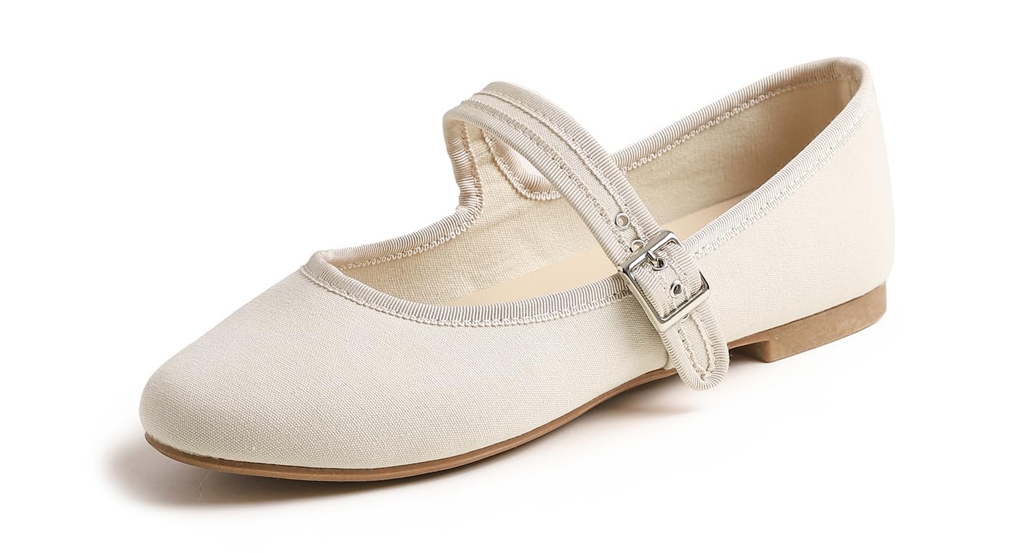 Feversole Women's Round Toe Cute Bow Trim Ballet Flats