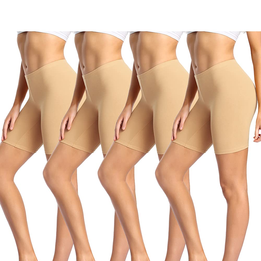 wirarpa Women's Anti-Friction Thigh Shorts Under Dress Panty Cotton Shorty