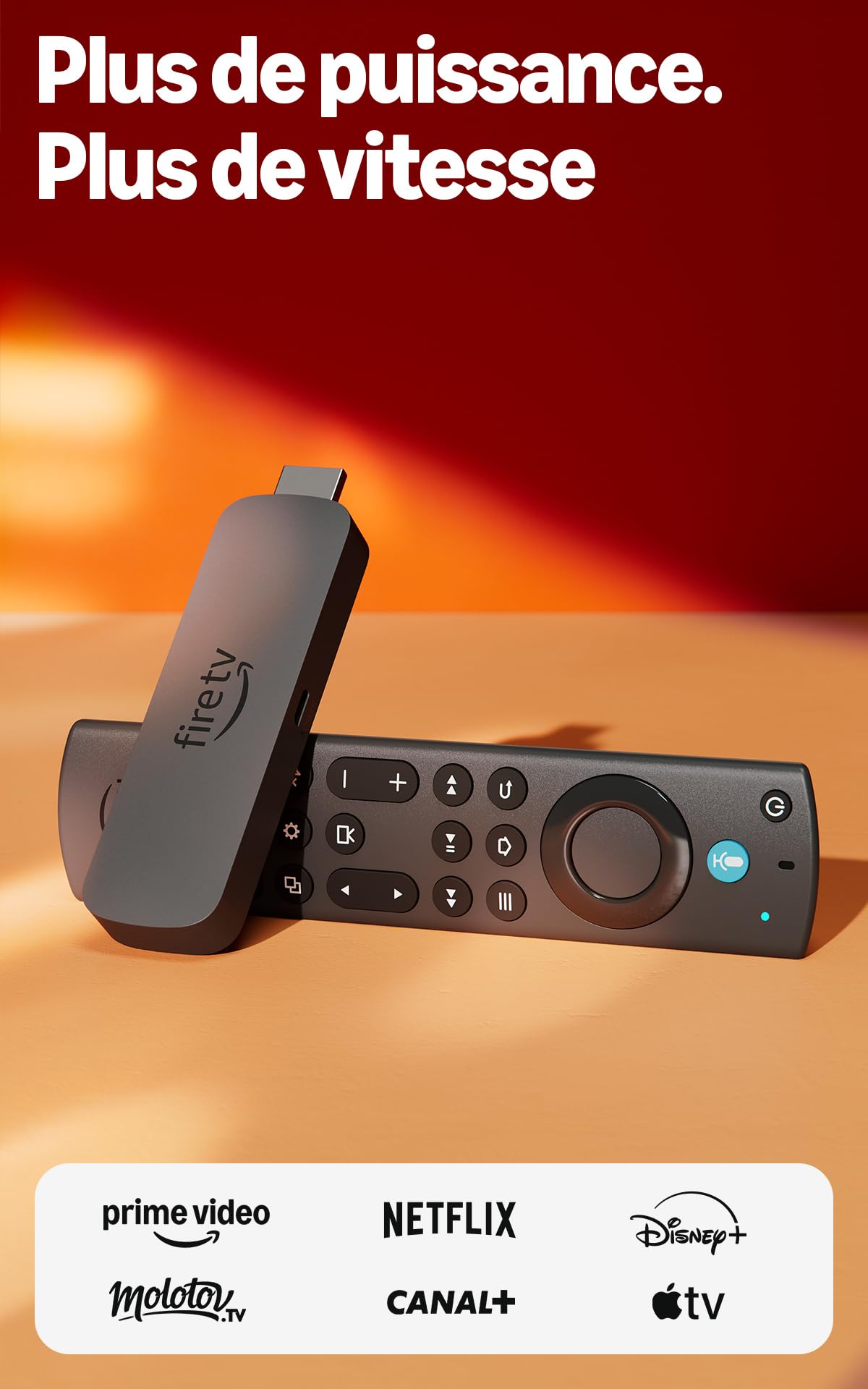 Amazon Fire TV Stick 4K Max, Streaming device with Dynamic Display functionality