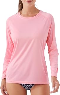 NAVISKIN Women's Long Sleeve UPF 50+ Sun Protection Quick Dry Lightweight Hiking Shirt