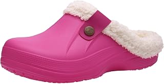 Beslip Women's Classic Waterproof Fur Lined Winter Slippers