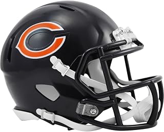 Chicago Bears Current Riddell Speed Mini Football Helmet - New in Riddell Box