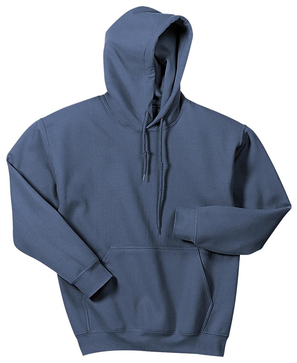 Gildan Men's Rib Knit Pouch Pocket Hooded Sweatshirt