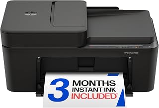 HP DeskJet 4355 Color Inkjet Printer | Wireless | All-in-One | Easy Home Printing | Color Documents | Mobile Compatibility | Print, Scan & Copy | Ideal for Home Use