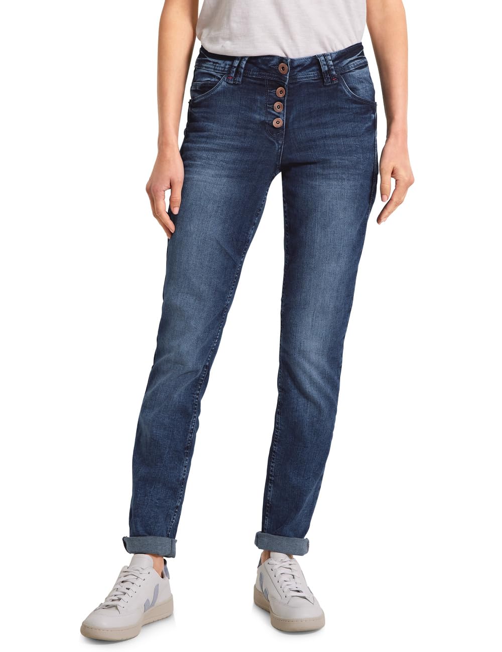 Cecil Women's 376600 Scarlett Straight Jeans