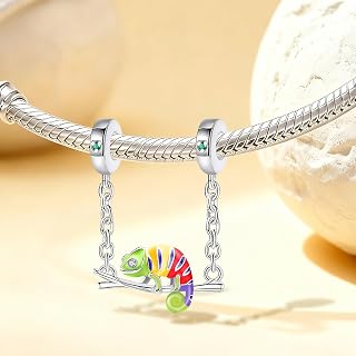 1 x Fashion Sterling Silver Temperature Sensitive Color Changing Series Bead Charms DIY jewelry matching or decorate your daily outfits. gifts for women