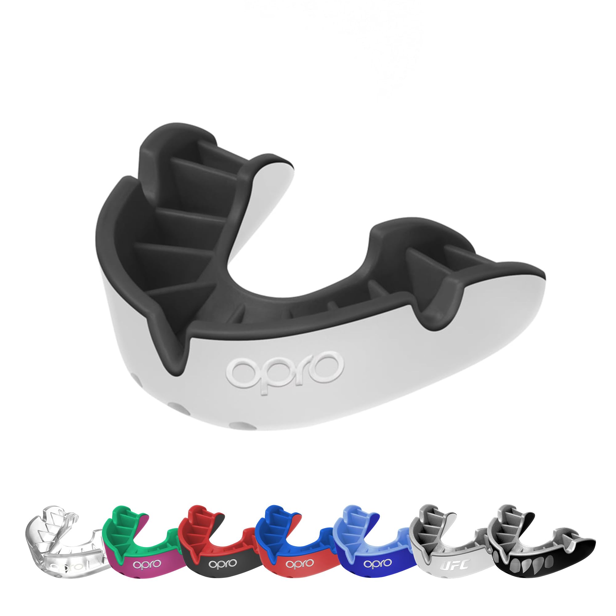 OPRO Silver Level Mouthguard Essential Fit – Gum Shield Adult and Kids – OPRO Mo