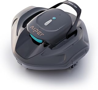 (Renewed) AIPER Seagull 800B Cordless Robotic Pool Vacuum, Self-Parking Technology, 90-Min Battery Life, Powerful Suction, LED Indicator, Ideal for Above-Ground Flat Pool up to 860 sq.ft.