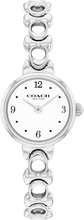 COACH Iris Women’s Quartz Analog Watch - Bracelet with Signature Design, Classic Round Case, Modern Minimalist Timepiece - Gift for Her 22.5m