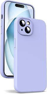 Supdeal Liquid Silicone Case for iPhone 15, 6.1", Purple
