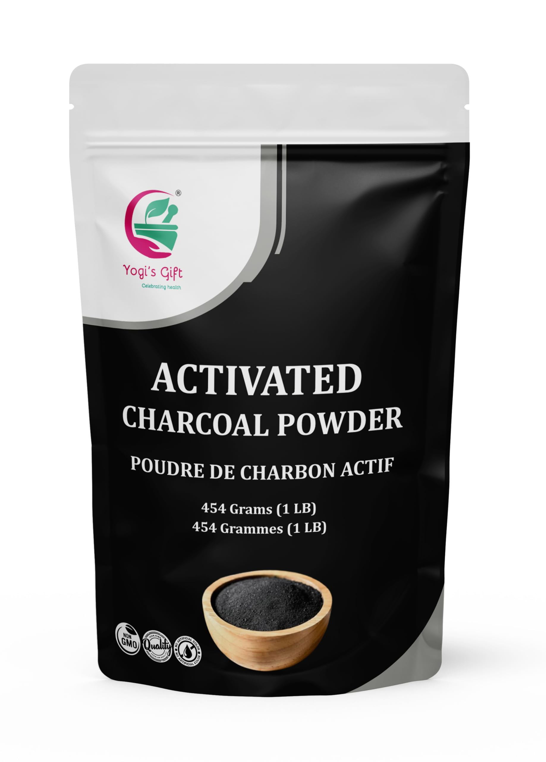 Activated Charcoal Powder Coconut 454 Grams (1 Lb) | By Yogi’s gift®
