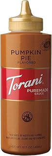 Torani Puremade Pumpkin Pie Squeeze Sauce, 16.5 Fluid Ounce, 468 g (Pack of 1)