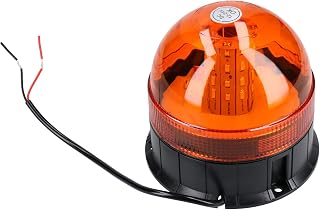 Professional LED Amber Warning Beacon 12v & 24v IP66 Flashing Light Orange
