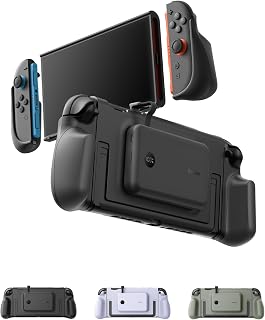 Belkin Nintendo Switch 2 Grip Charging Case with 10000mAh Power Bank 30W | Magnetically Attachable Custom 10000mAh Power Bank with Ergonomic Nonslip Grip, Quick Release, Dockable, Built-in Kickstand