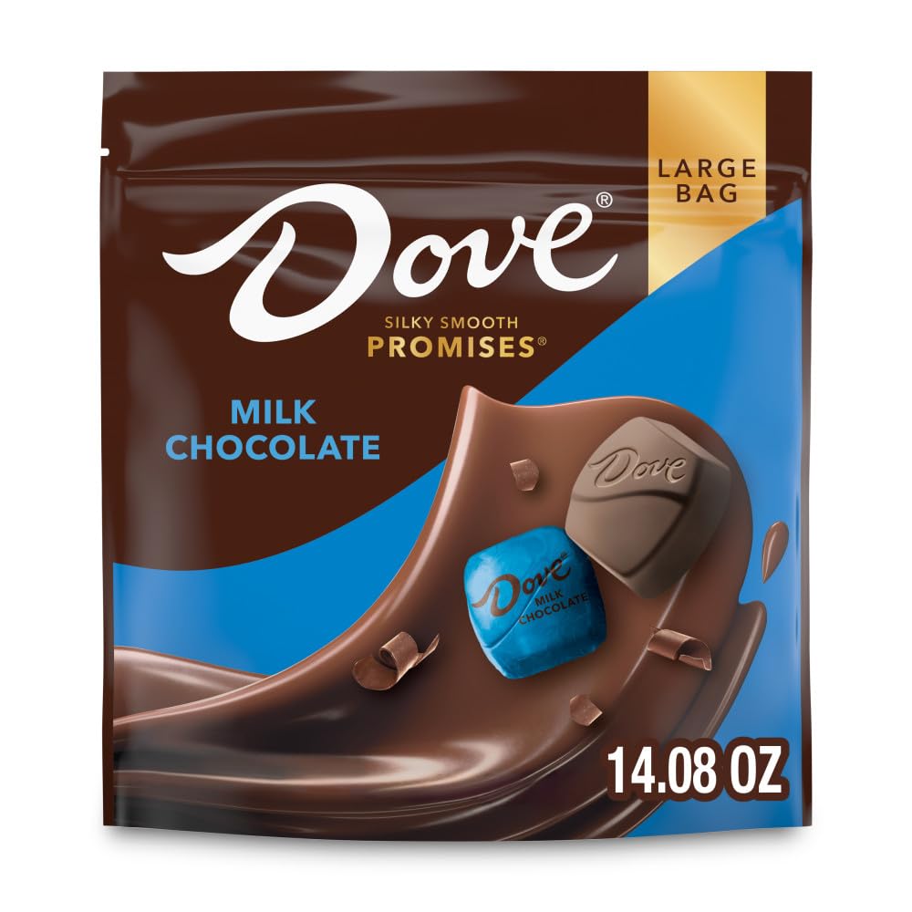DOVE PROMISES Milk Chocolate Candy, Individually Wrapped, 14.08 oz Bag | Silky m