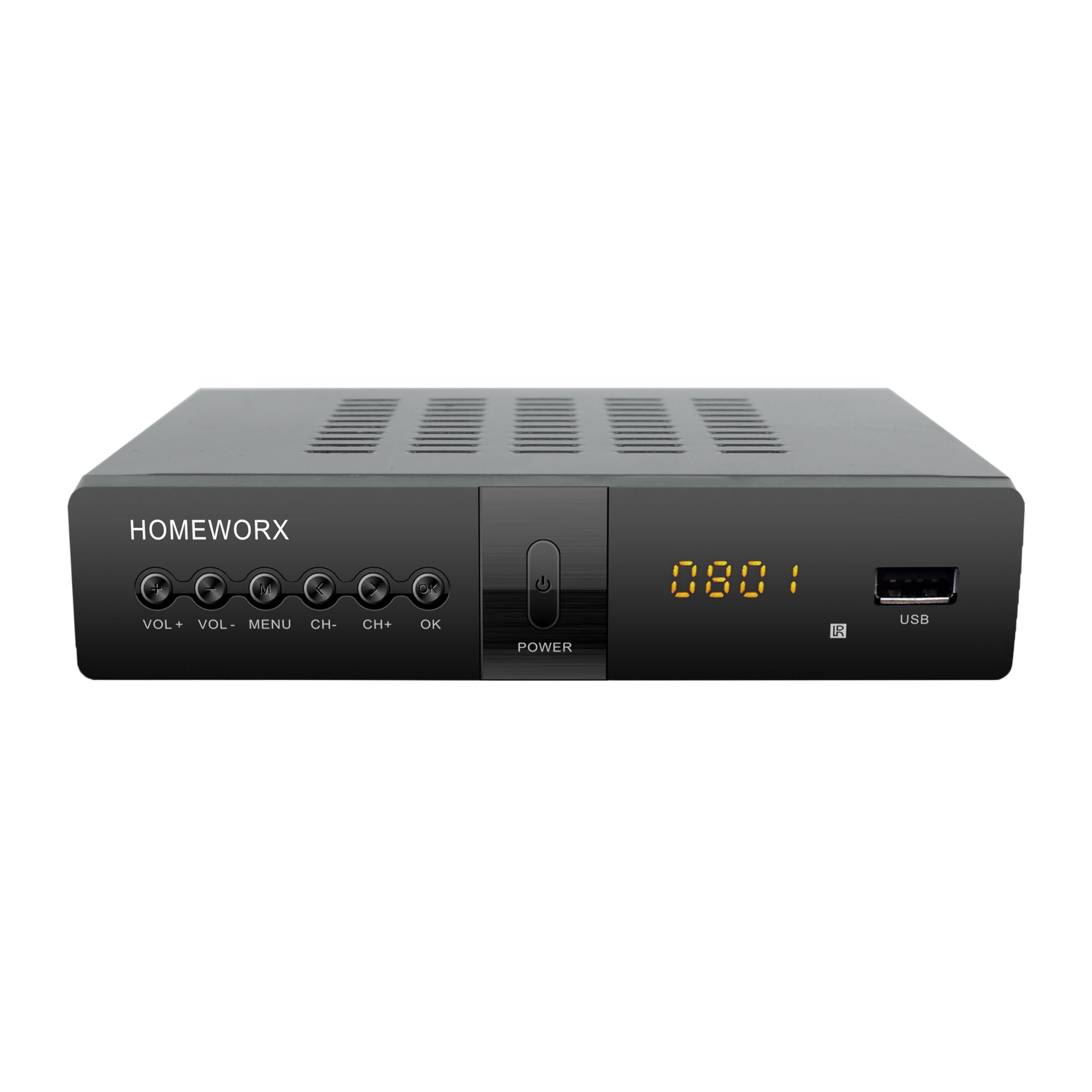 ATSC Digital Converter Box with TV Tuner, TV Recording, USB Multimedia Function,
