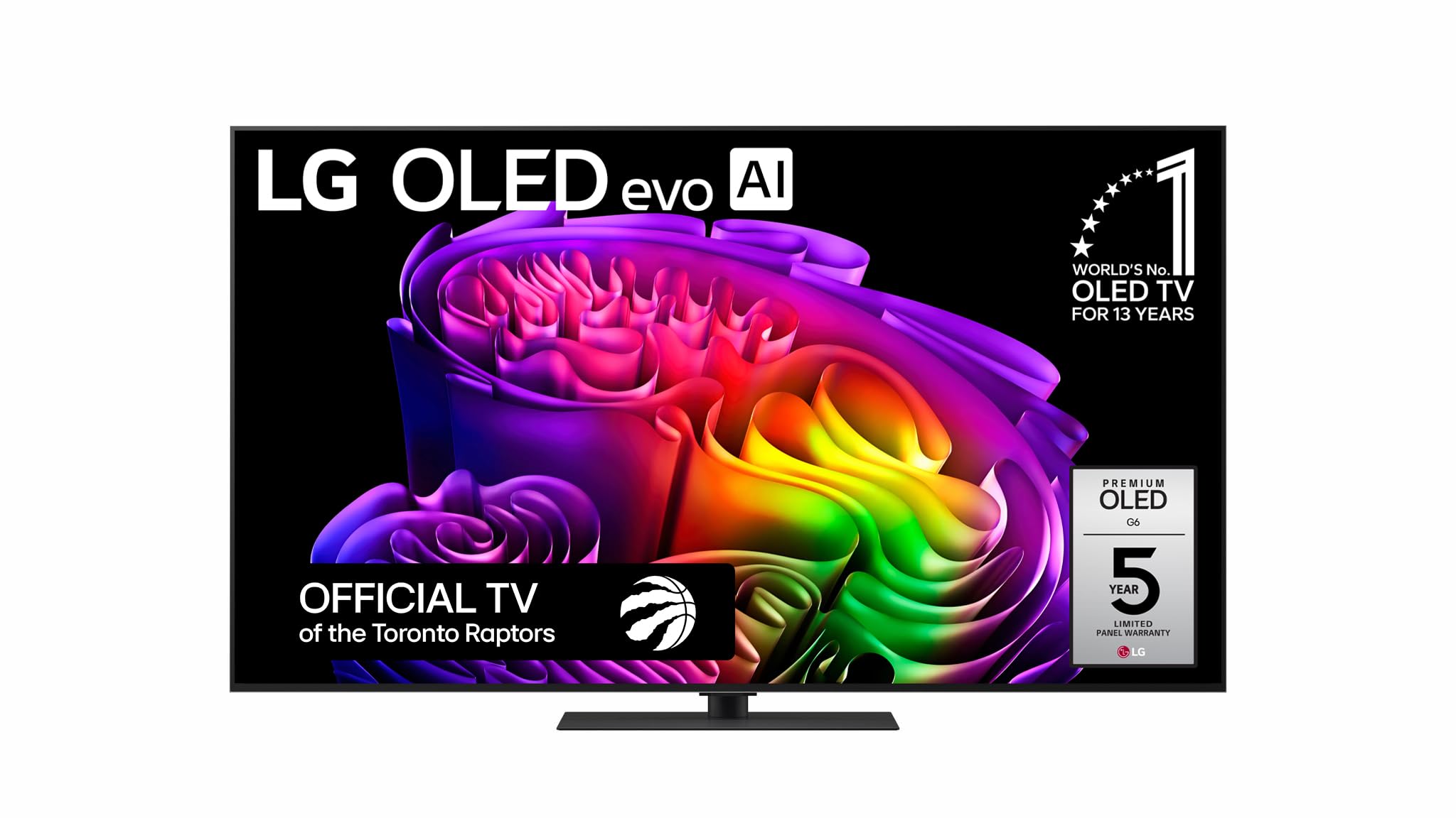 LG 65-Inch G6 OLED evo AI 4K Smart TV (2026)