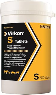 Virkon S Broad Spectrum Virucidal Disinfectant Tablets, Pack of 50
