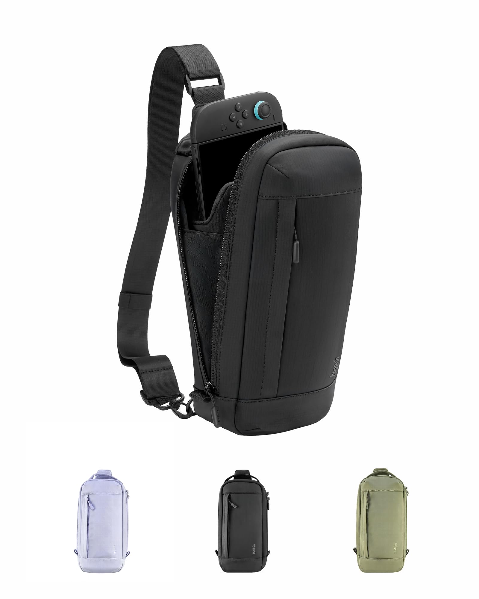 Belkin Nintendo Switch 2 Carrying Case, Sling Crossbody Travel Bag | Lightweight
