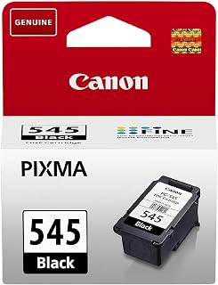 Canon Ink - PG-545 Genuine Black Printer Ink Cartridge - (1 x Cartridge) - Compatible with PIXMA TR, IP, MX, MG & TS