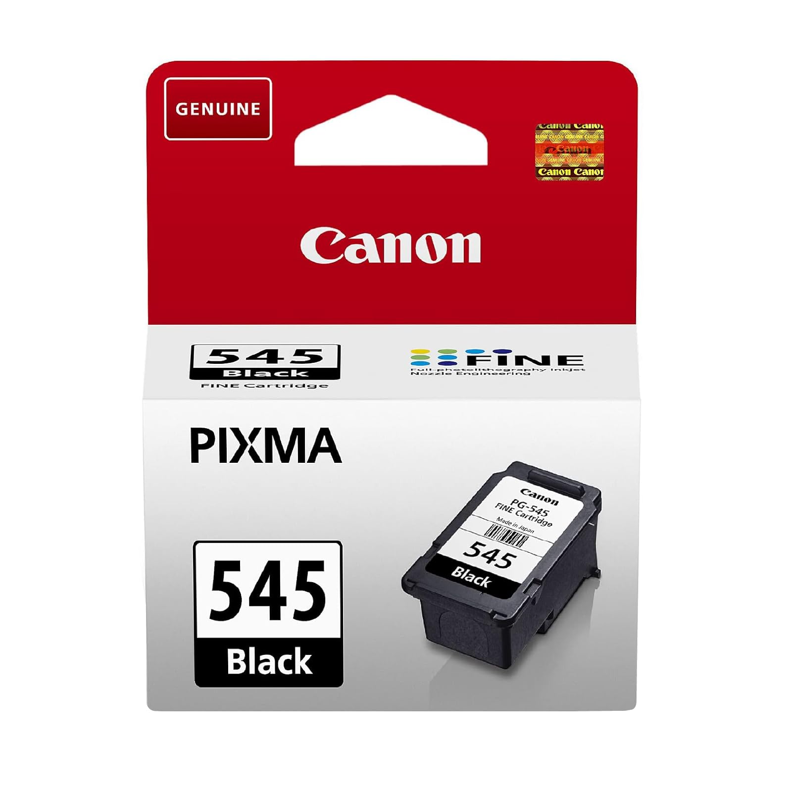 Canon Ink - PG-545 Genuine Black Printer Ink Cartridge - (1 x Cartridge) - Compa