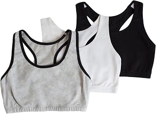 Fruit of the Loom Women's Wireless Cotton Sports Bra, Multipack