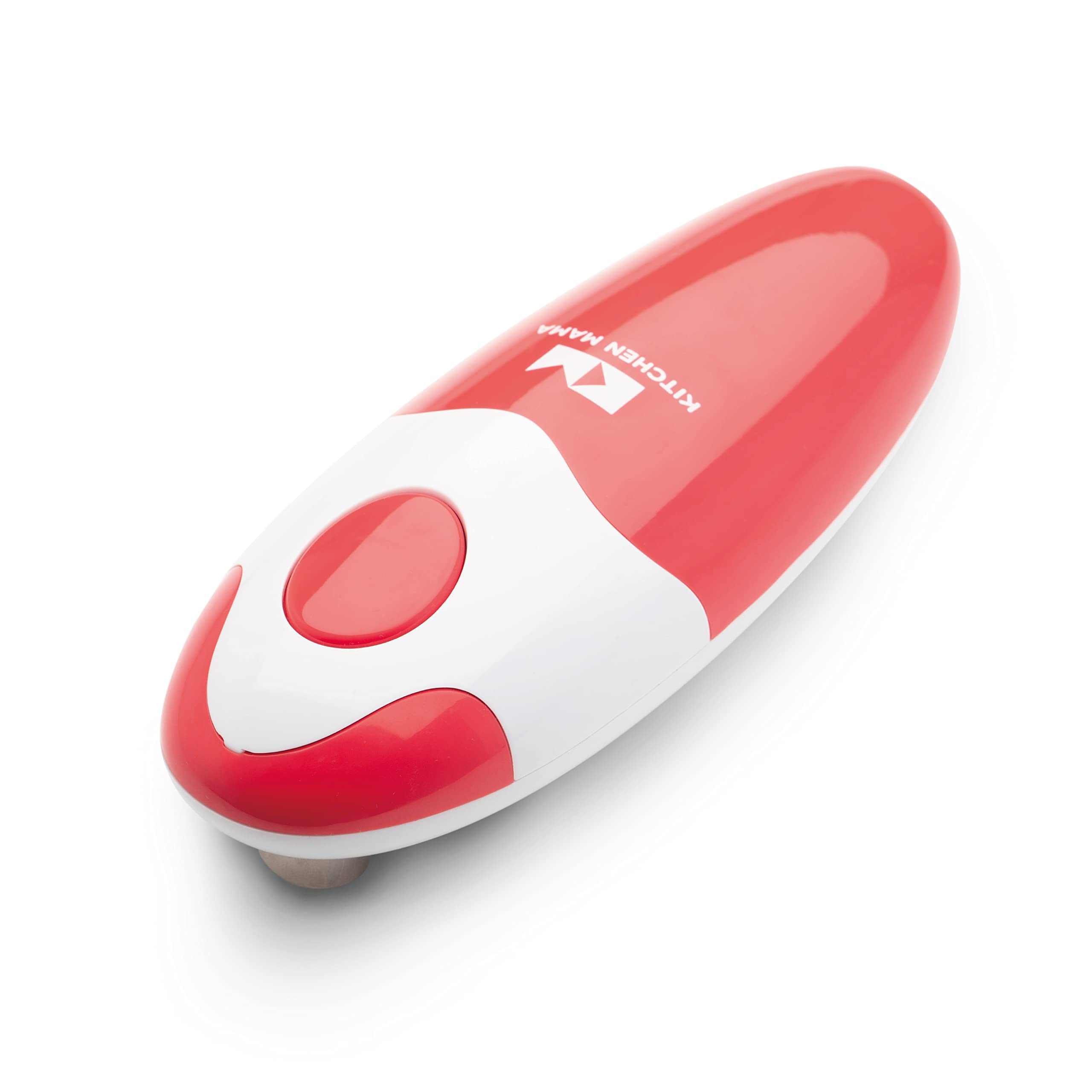 Kitchen Mama Auto Electric Can Opener, Battery Operated, Red | Automatic, Hands 