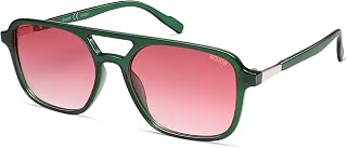 SOJOS SJ2202 Women's Men's Retro Vintage Rectangular Trendy Sunglasses