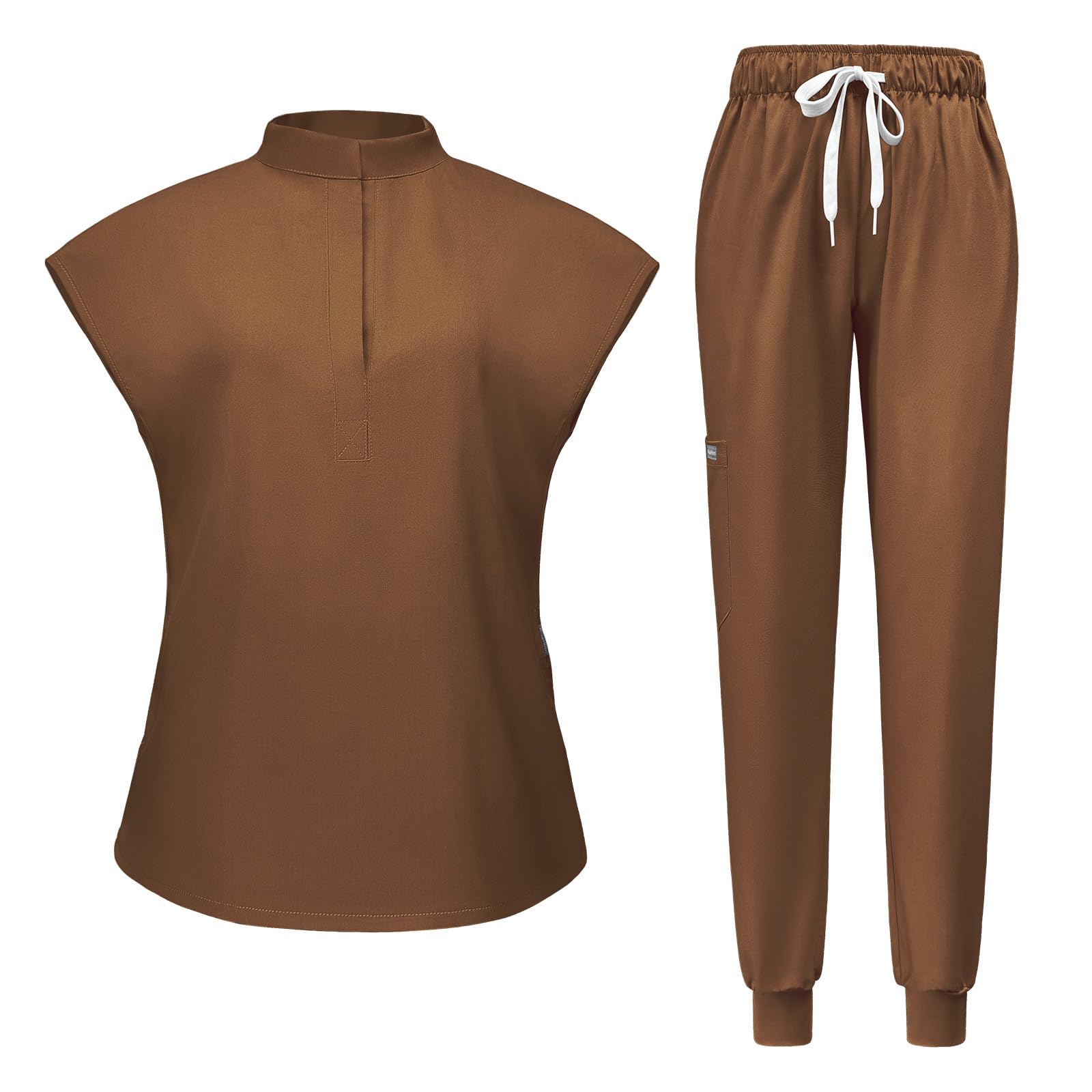 2026 Newest Scrubs Set for Women, 4-Way Stretch Medical Workwear Nurse Uniforms 
